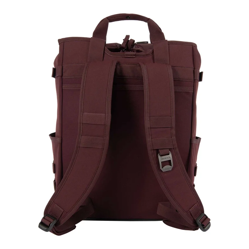 28L Nylon Cinch-Top Convertible Tote Backpack