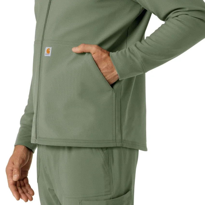 Bonded Fleece Scrub Hoodie