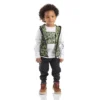 Boys' 3-Piece Camo Vest, Long-Sleeve T-Shirt & Pant Set (Toddler)