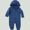 Boys' Long Sleeve Re-Engineered Garment Dye Hooded Coverall (Baby)