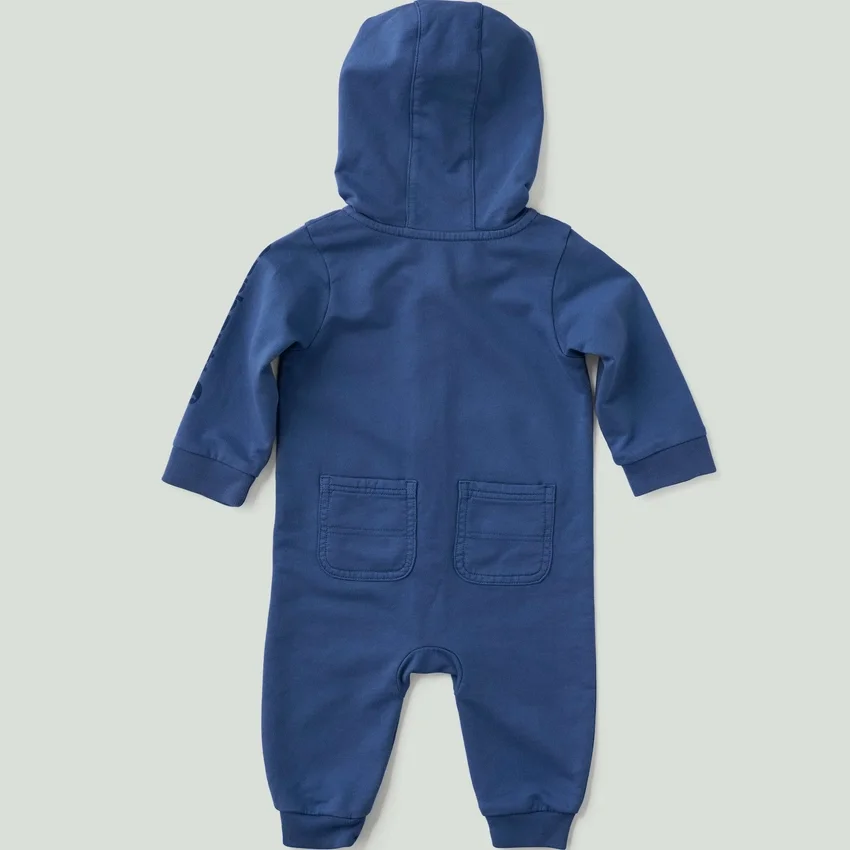 Boys' Long Sleeve Re-Engineered Garment Dye Hooded Coverall (Baby)
