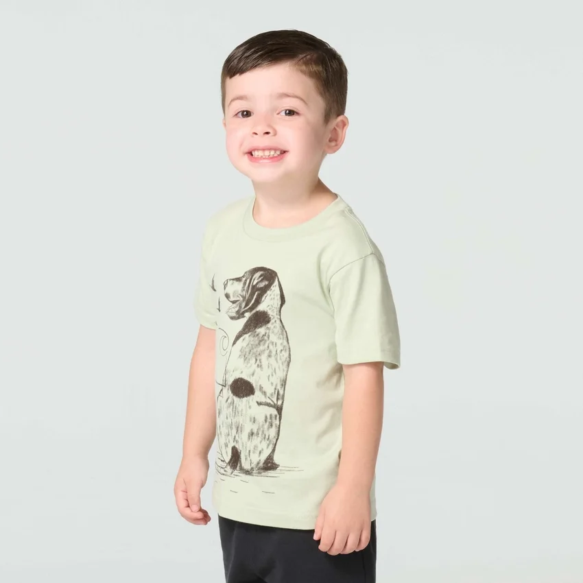 Boys' Short Sleeve Dog Tee (Child/Toddler)