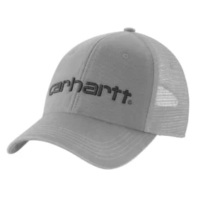 Canvas Mesh-Back Logo Trucker Hat