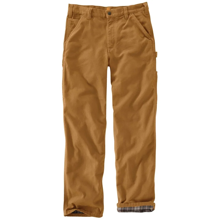Carhartt B111 Men's Loose Straight Washed Duck Lined Work Pants