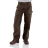 Carhartt B136 Men's Loose Straight Washed Duck Double-Knee Carpenter Pants