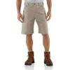 Carhartt B147 Men's Cotton Loose Fit Canvas Utility Work Shorts
