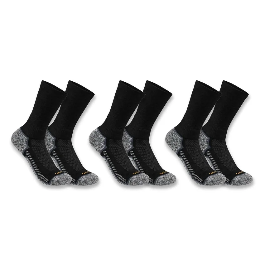 Carhartt Force® Midweight Crew Sock 3-Pack