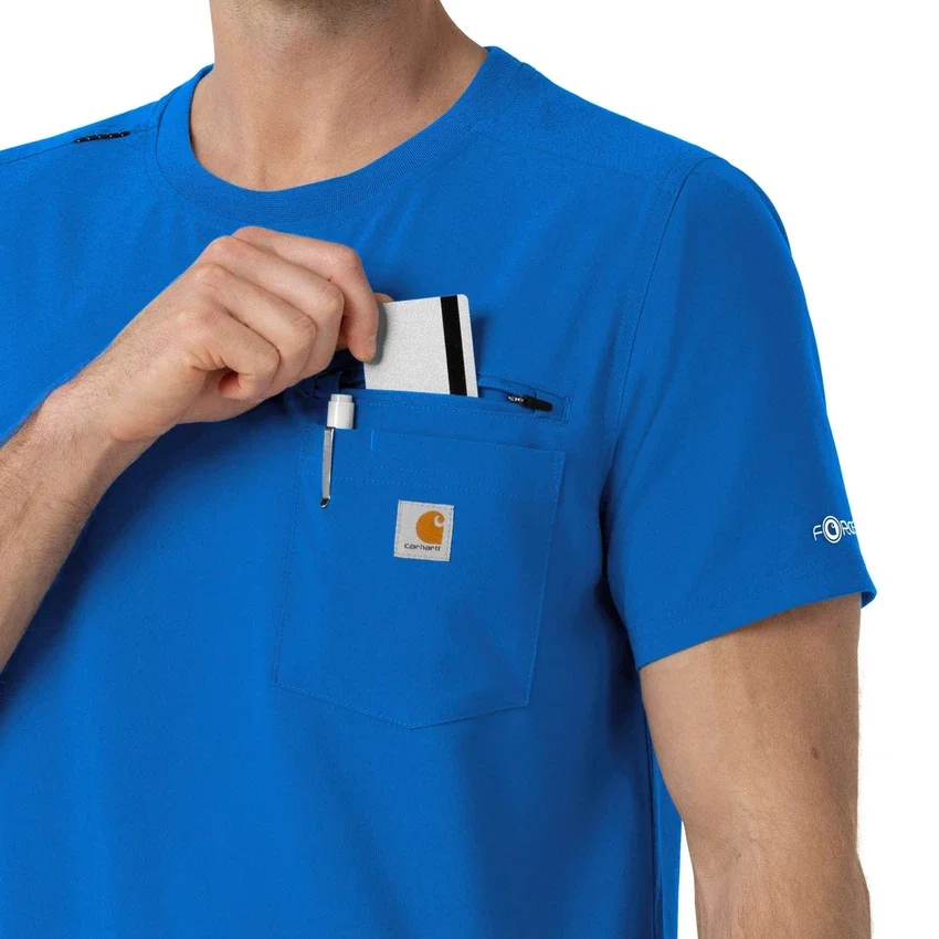 Force Cross-Flex Crew Neck Scrub Top