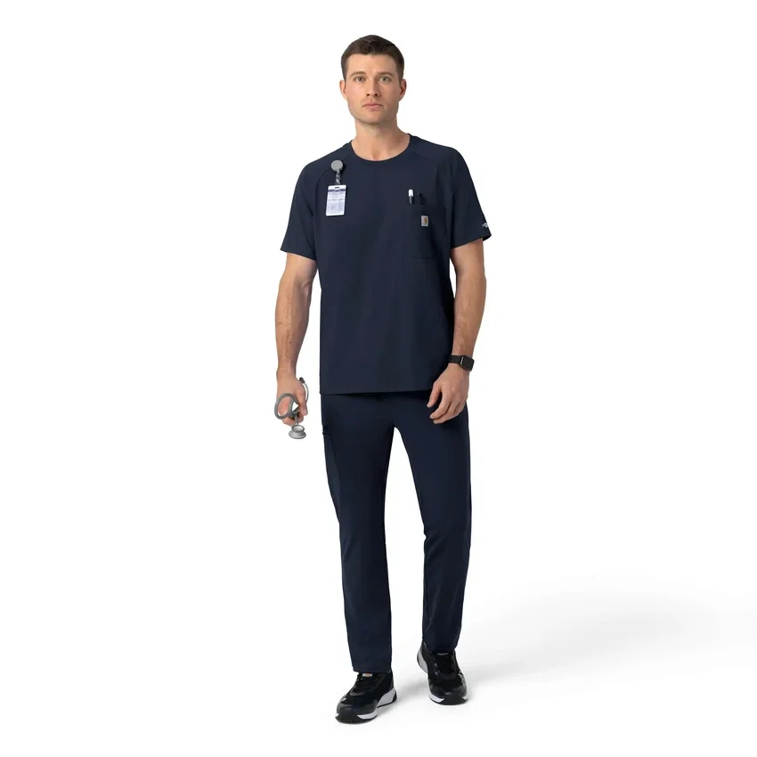 Force Cross-Flex Knit Crew Neck Scrub Top