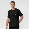 Force Cross-Flex Knit Crew Neck Scrub Top