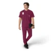 Force Cross-Flex Men's Henley Scrub Top