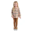 Girls' 2-Piece Long Sleeve Flannel Top & Legging Set (Toddler)