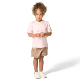 Girls' 2-Piece Short Sleeve Force Sun Defender™ T-Shirt & Elastic Waistband Printed Short Set (Toddler)