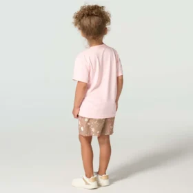 Girls’ 2-Piece Short Sleeve Force Sun Defender™ T-Shirt & Elastic Waistband Printed Short Set (Toddler)