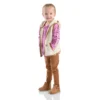 Girls' 3-Piece Vest, Printed T-Shirt & Legging Set (Toddler)