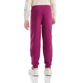 Girls’ Elastic Waistband Quilted Jersey Logo Sweatpants (Child/Youth)