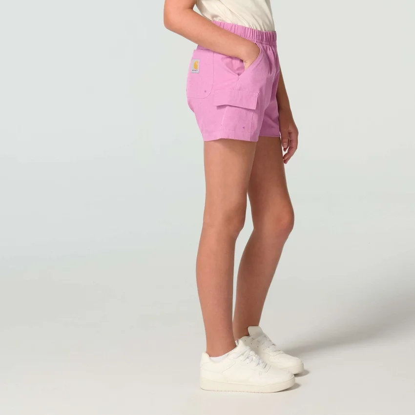 Girls' Elastic Waistband Rugged Flex® Woven Camo Short (Child/Youth)