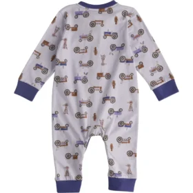 Girls’ Long Sleeve Henley Coverall (Baby)