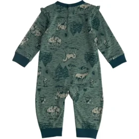 Girls’ Long Sleeve Printed Coverall (Baby)