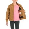 Girls' Long-Sleeve Rugged Flex® Canvas Jacket (Child/Youth)
