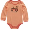 Girls' Long Sleeve Tractor Bodysuit (Baby)