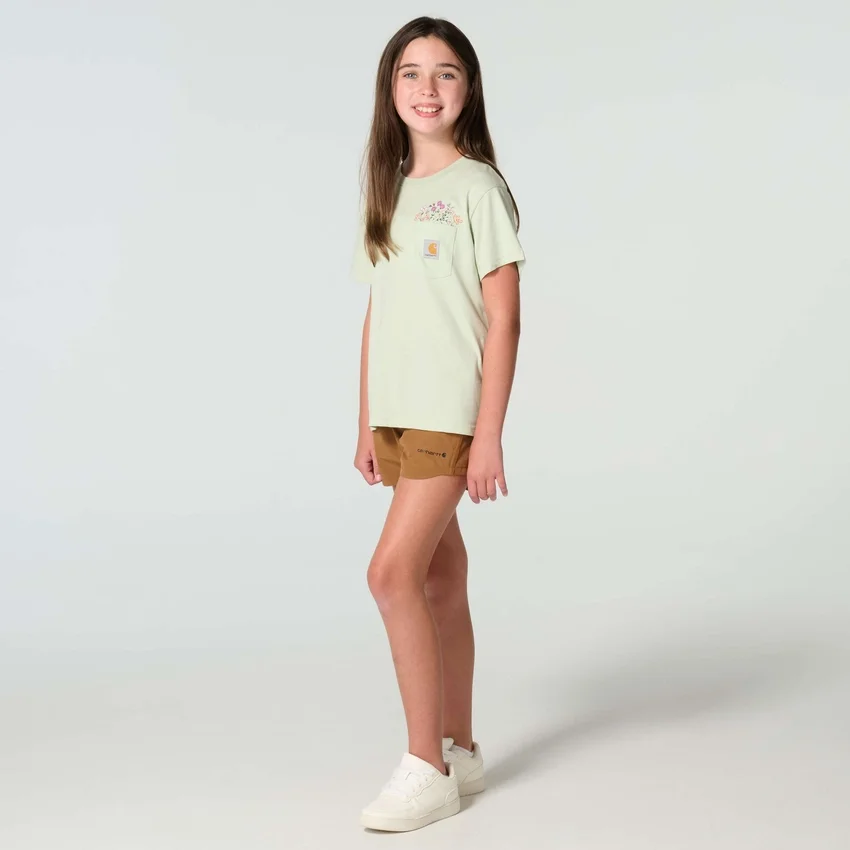Girls' Short Sleeve Garden Pocket T-Shirt (Child/Toddler/Youth)