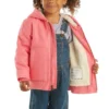 Girls' Zip Front Canvas Insulated Hooded Active Jac (Baby/Toddler)