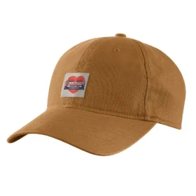 Heart Patch Canvas Baseball Cap