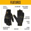 High Dexterity Protective Knuckle Guard Glove