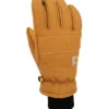 Insulated Duck/Synthetic Leather Knit Cuff Glove