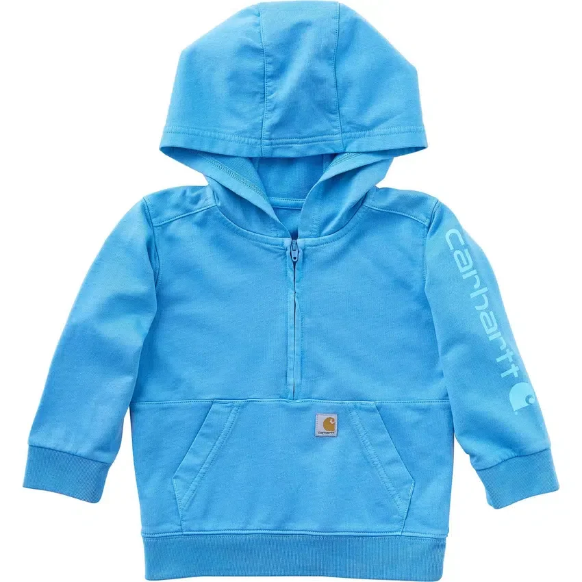Kids' Long Sleeve Re-Engineered Garment Dye Half-Zip Sweatshirt (Baby/Toddler)