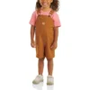 Kids' Loose Fit Canvas Shortall (Baby/Toddler)