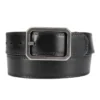Leather Reversible Center Bar Buckle Belt