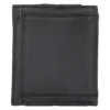 Leather Triple-Stitched Trifold Wallet