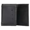 Leather Triple-Stitched Trifold Wallet