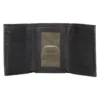 Leather Triple-Stitched Trifold Wallet