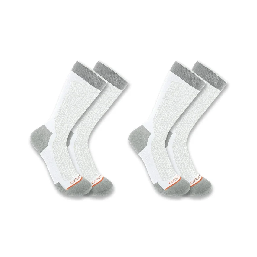 Lightweight Durable Crew Sock 2 Pack