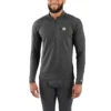 Men's Base Layer Quarter-Zip Thermal Top - Carhartt Force® - Midweight - Poly-Wool