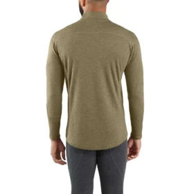 Men’s Base Layer Quarter-Zip Thermal Top – Carhartt Force® – Midweight – Poly-Wool