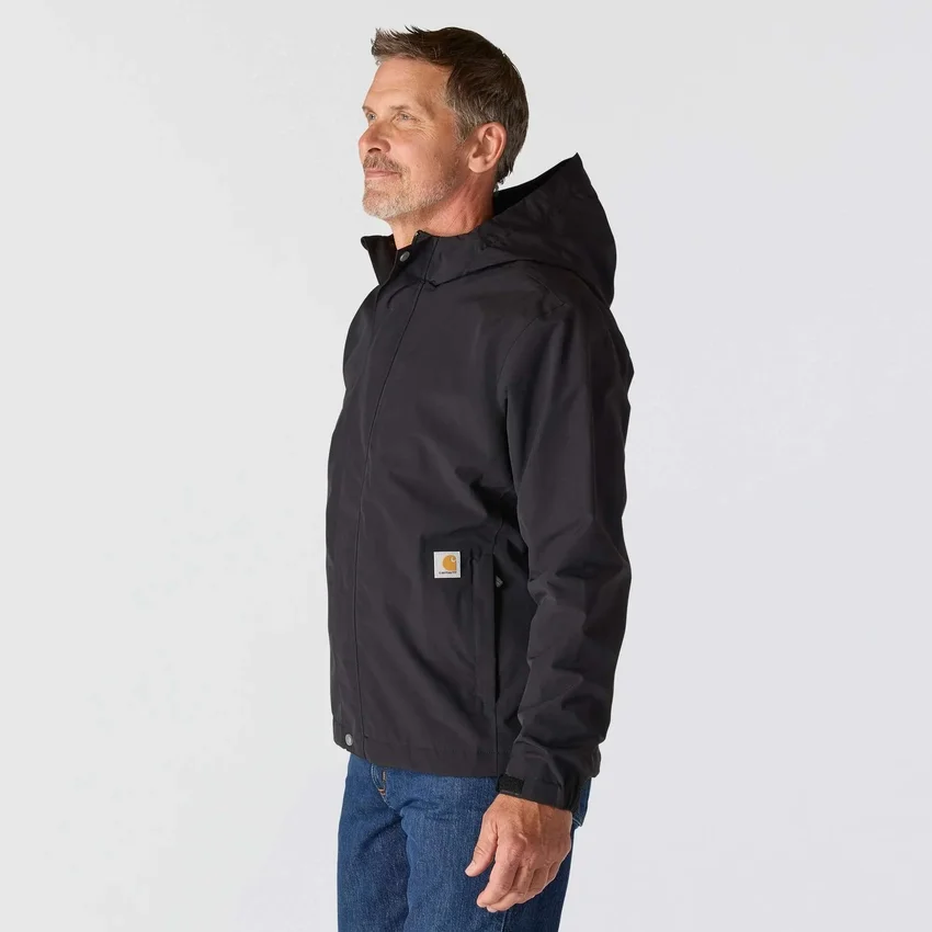 Men's Bayou Lightweight Breathable Waterproof Rain Jacket: Storm Defender Jacket