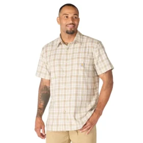 Men's Bozeman Relaxed Fit Short Sleeve Plaid Shirt