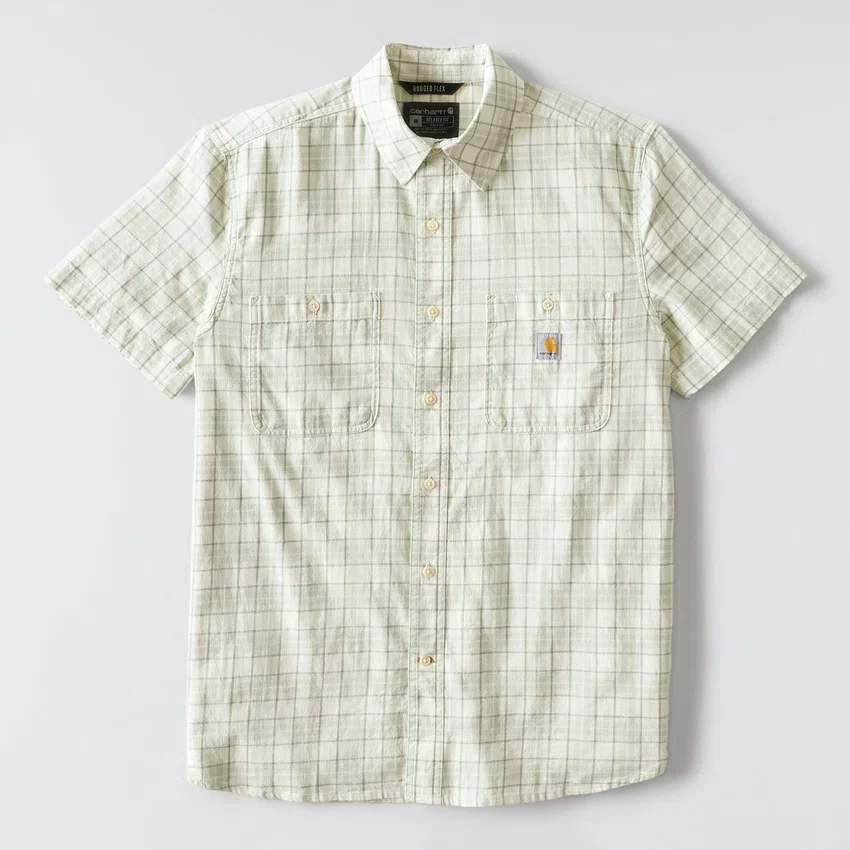 Men's Bozeman Relaxed Fit Short Sleeve Plaid Shirt