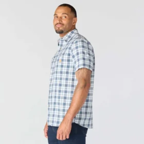 Men’s Bozeman Relaxed Fit Short Sleeve Plaid Shirt