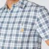 Men's Bozeman Relaxed Fit Short Sleeve Plaid Shirt