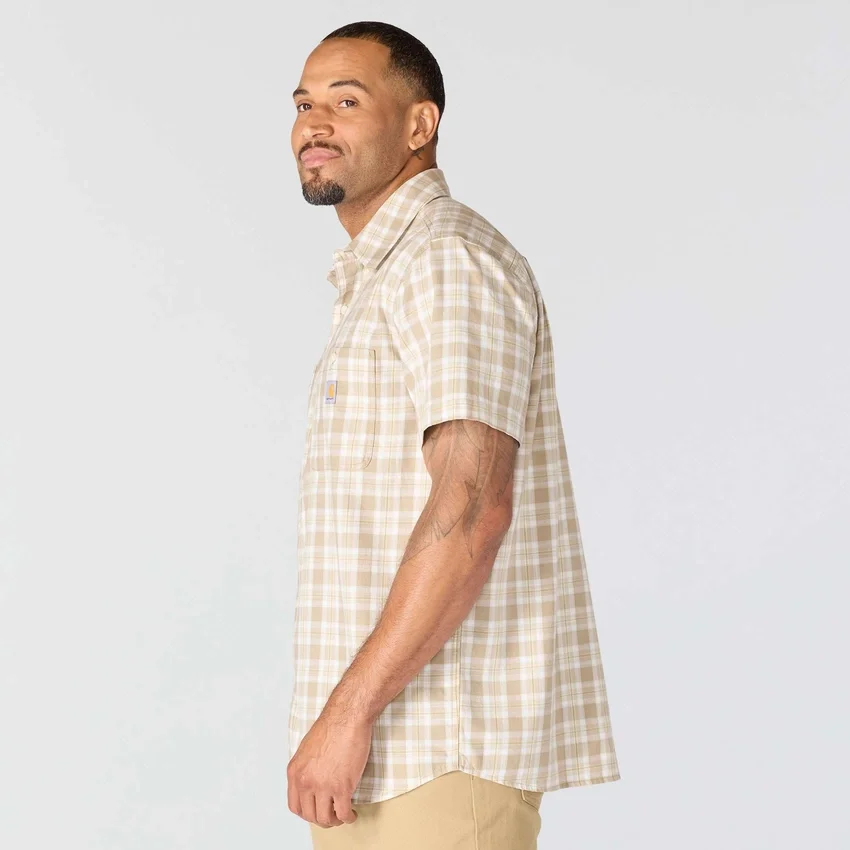 Men's Bozeman Relaxed Fit Short Sleeve Plaid Shirt