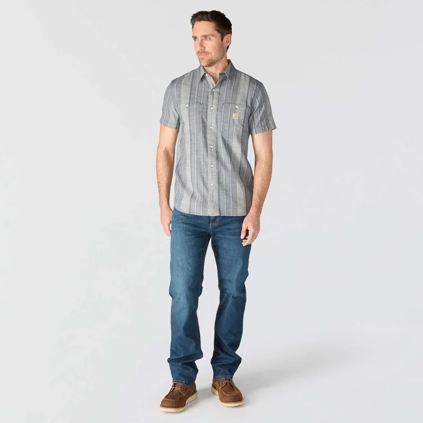 Men's Bozeman Relaxed Fit Short Sleeve Plaid Shirt