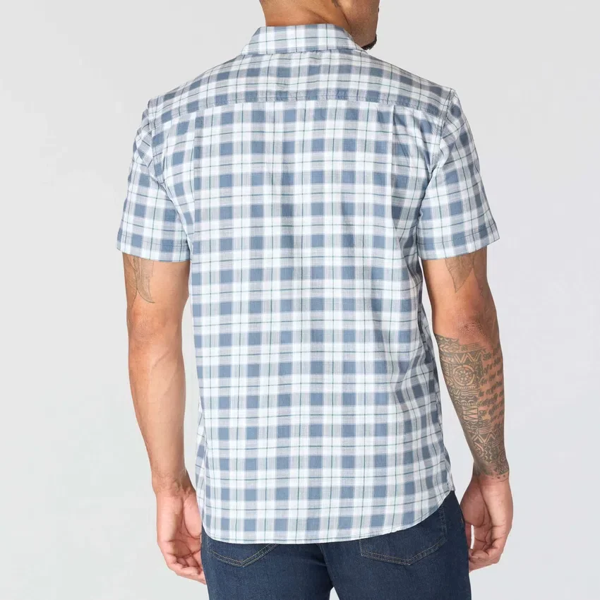 Men's Bozeman Relaxed Fit Short Sleeve Plaid Shirt