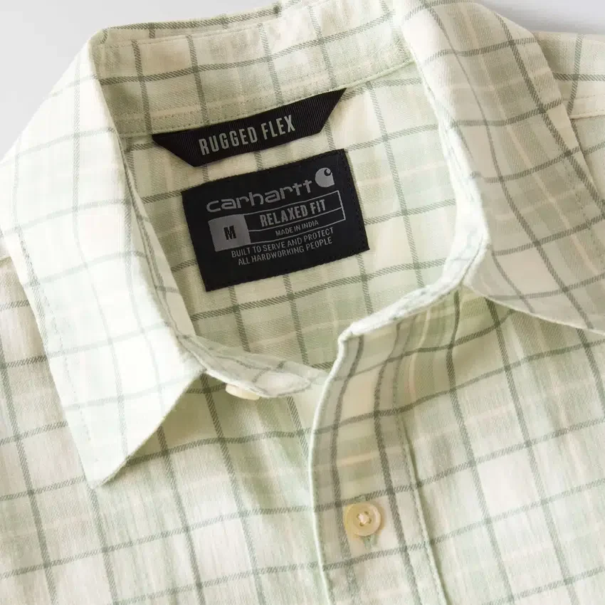 Men's Bozeman Relaxed Fit Short Sleeve Plaid Shirt
