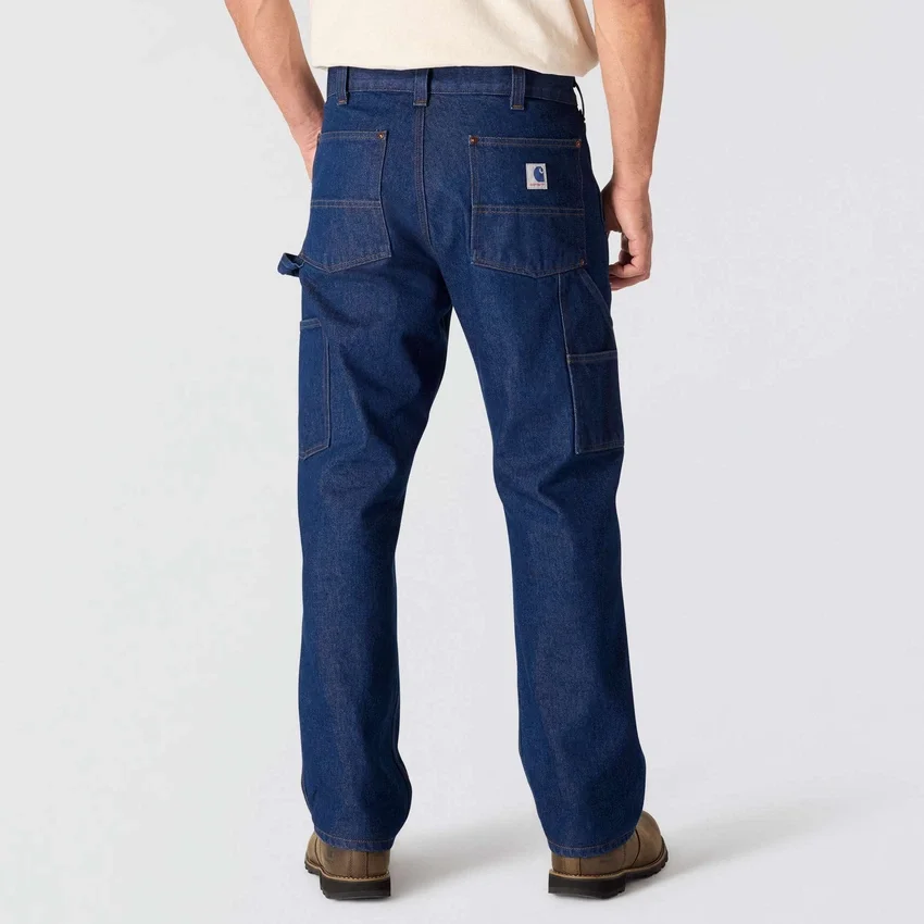 Men's Crafted Series Loose Fit Straight Leg Double-Knee Work Jeans