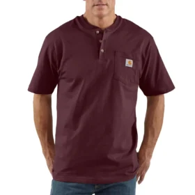 Men's Dearborn Loose Fit Heavyweight Henley Pocket T-Shirt